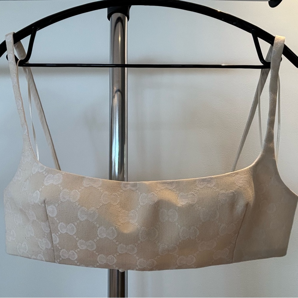 Gucci GG Gabardine Bra Top